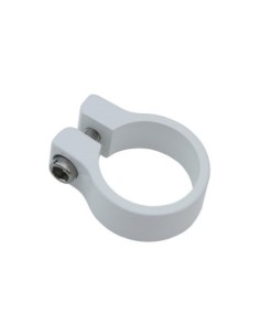 Alloy Seatpost Clamp Outer Diameter 34.9mm White.